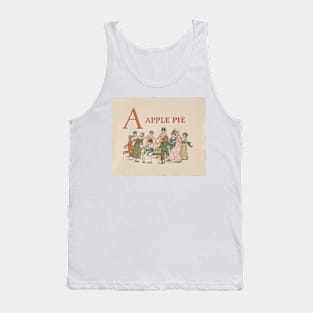 ´´A´´ Apple Pie vintage illustration Tank Top